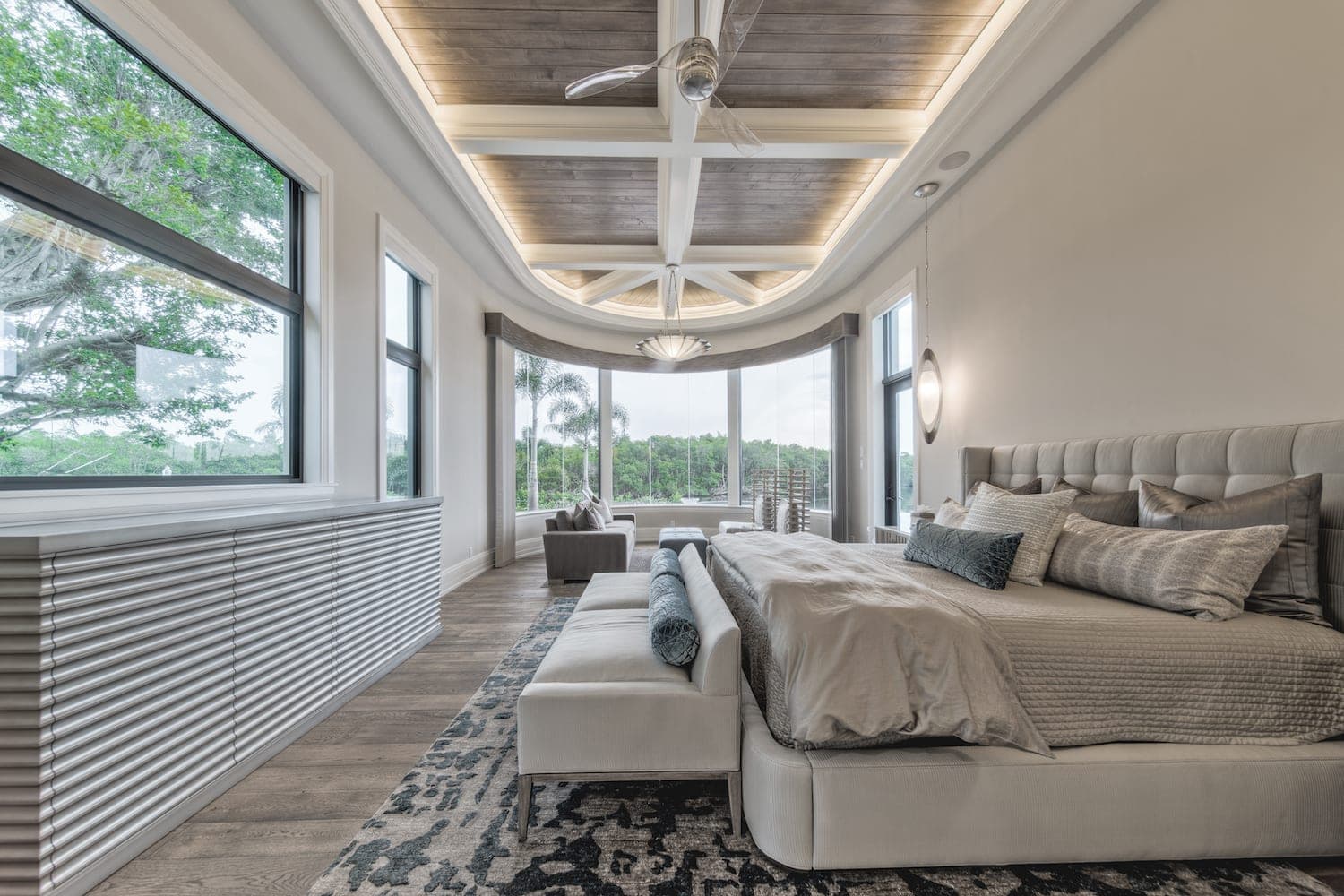Custom home living space built by Koogler Homes, Cape Coral, FL