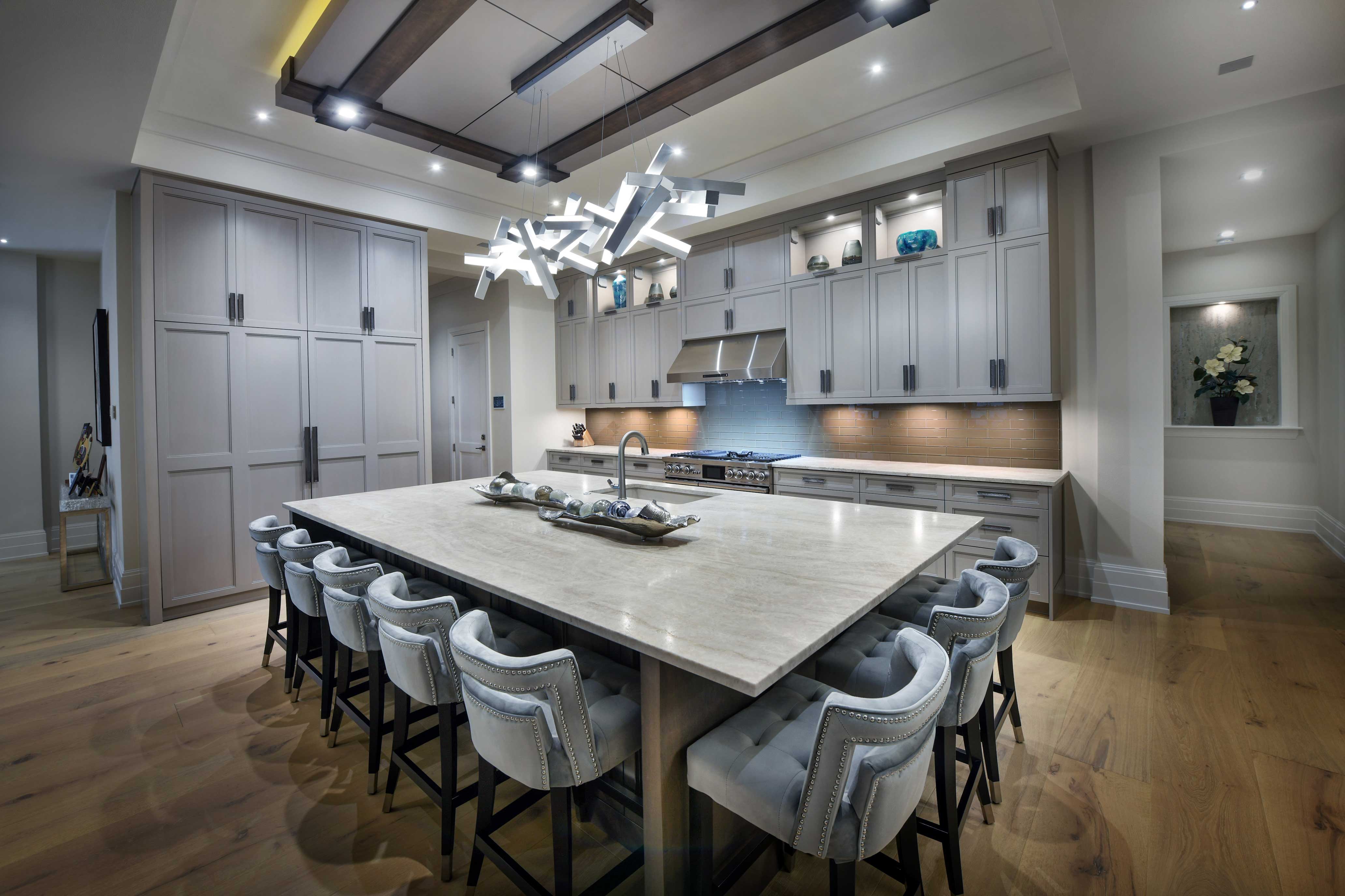 The Grand Legacy kitchen — Koogler Homes custom home