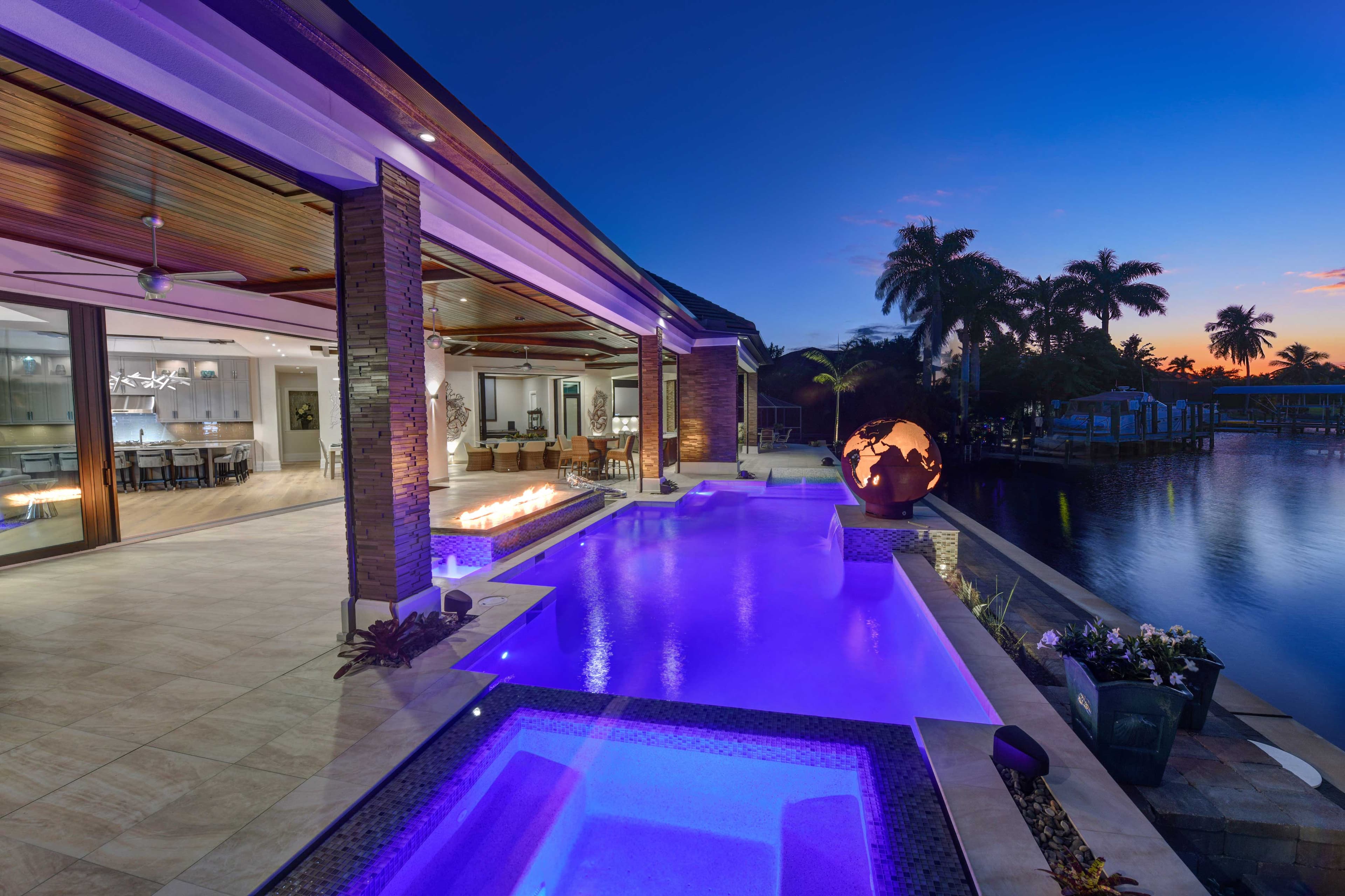 The Grand Legacy pool and lanai — Koogler Homes custom home